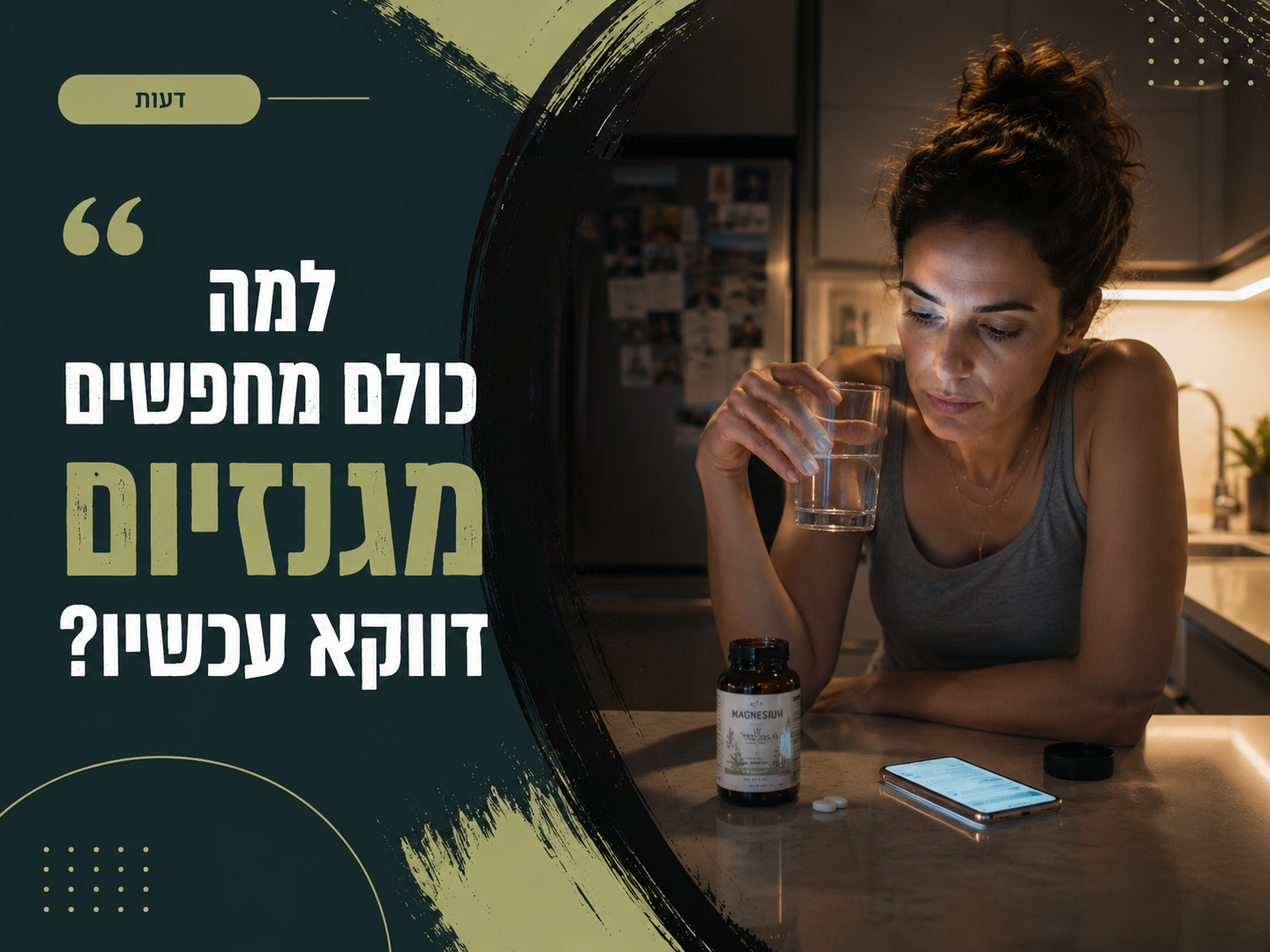 מגנזיום: למה דווקא עכשיו?
